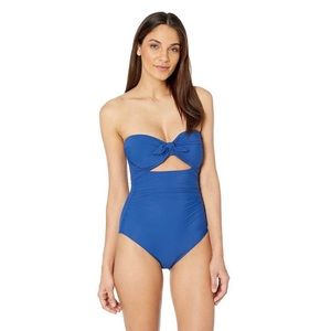 Kate Side Tie Front Cutout One Piece